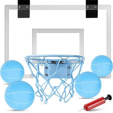 Mini Glow in the Dark Over the Door Basketball Hoop Game for Kids Indoor