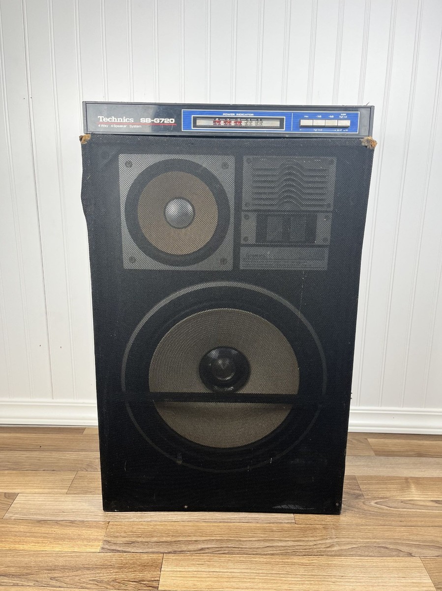 1) Vintage Technics SB-G720 4-Way Speaker 8 ohms 250 Watts READ | eBay