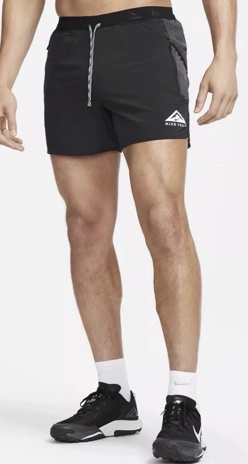 Nike Men Trail Second Sunrise 5" Brief-Lined Running Shorts DV9311-010 Size S