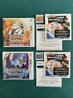 Pokémon Sun & Moon Nintendo 3DS USA Releases 1st First Print 0000 CIB Lot
