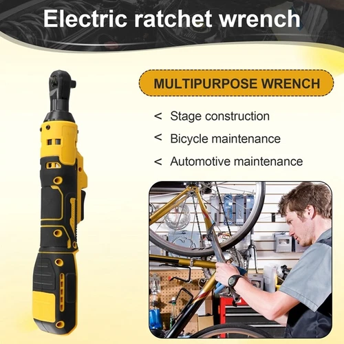 220N.M Electric Ratchet Wrench Cordless Driver 3/8Inch Removal Screw - Picture 7 of 10