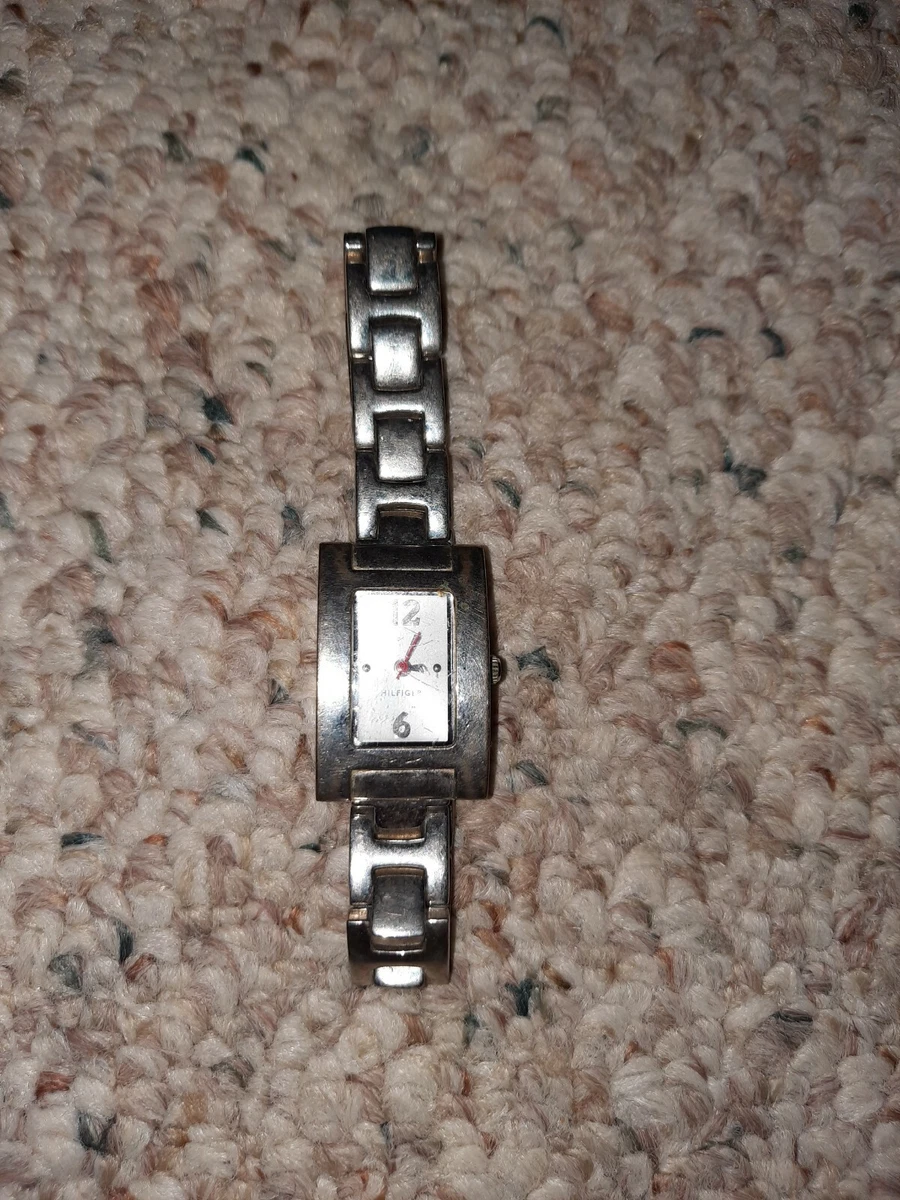 hilfiger watch silver