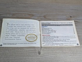 Super Mario Bros. 3 (Nintendo NES 1990 NES-UM-USA-1) Cartridge & Manual