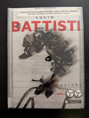 Lucio Battisti - Masters Vol.2 - Legacy / RCA / Sony - 4CD - Sigillato / Nuovo