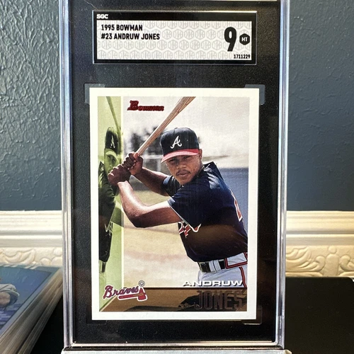 ANDRUW JONES 1995 BOWMAN #23 SGC 9  RC - Future HOF
