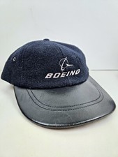 Vintage USA MADE Boeing Trucker Hat Strapback Dad Cap
