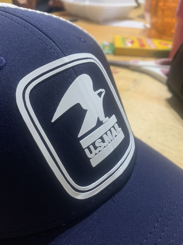VINTAGE USPS LOGO HAT/FLEX FIT TRUCKER eBay
