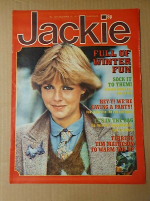 JACKIE MAGAZINE # 727 - 10th December 1977 (TIM MATHESON Centrefold Pin-up)