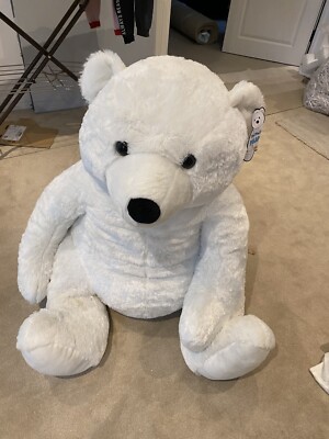 Giant Teddy Polar Bear Plush Large Big Soft Toy Costco Teddy