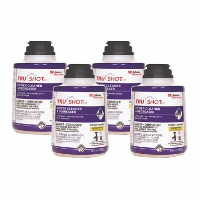 SC Johnson 315386 10 oz. TruShot 2.0 Power Cleaner - Clean Scent (4/Carton) New