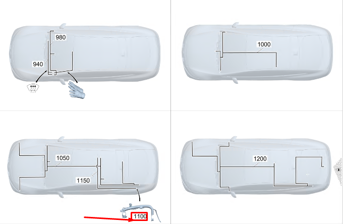 Neu MERCEDES-BENZ EQS V297 Netzteil-Kabelbaum A2975406919 Original
