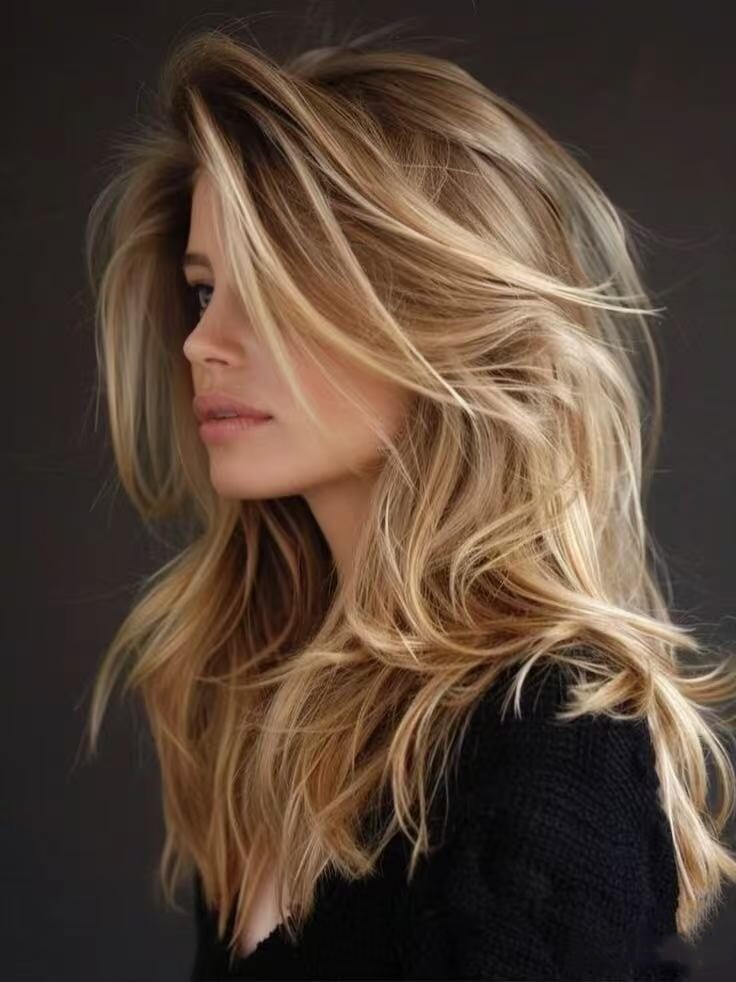 Brown Blonde Highlight 13x4 Lace Front Human Hair Wig for Women Daily Party Use