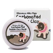 Image of ELIZAVECCA Milky Piggy Carbonated Bubble Clay Mask 100g Pore Cleaning Mask KOREA