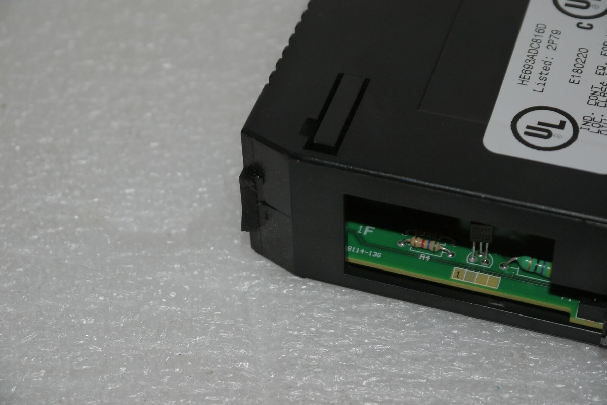 GE FANUC HE693ADC816D 16-BIT ANALOG INPUT MODULE MODULE 5VDC