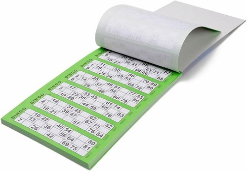 2 x Jumbo Bingo Book Pad de 600 entradas 6 para ver todos los colores codificado de seguridad - Imagen 9 de 11