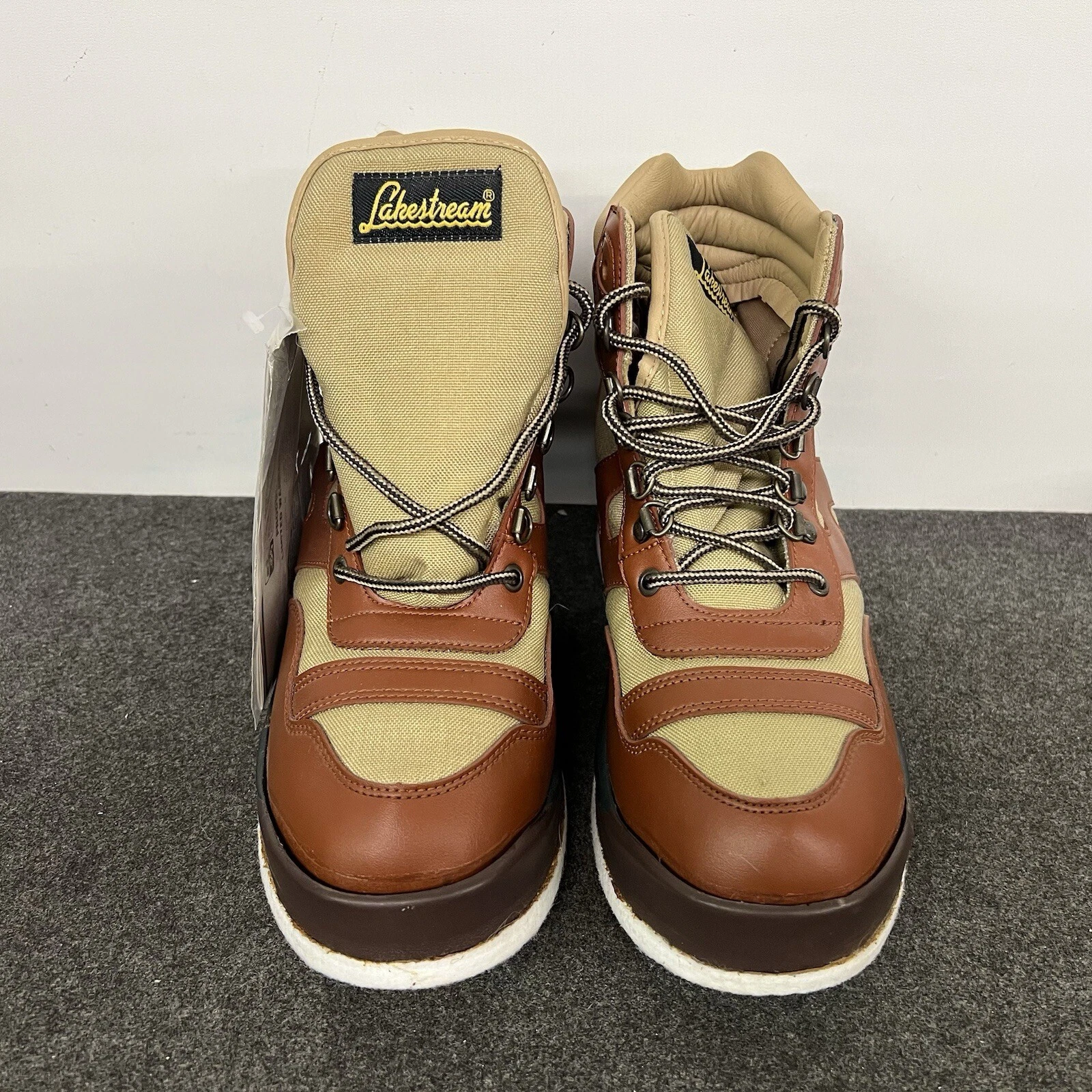 Stream Men's Felt Bottom Fishing Boots 19204 Men’s Size 10