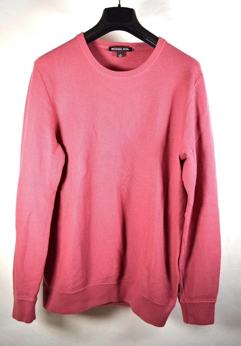 Michael kors sweaters mens pink deals