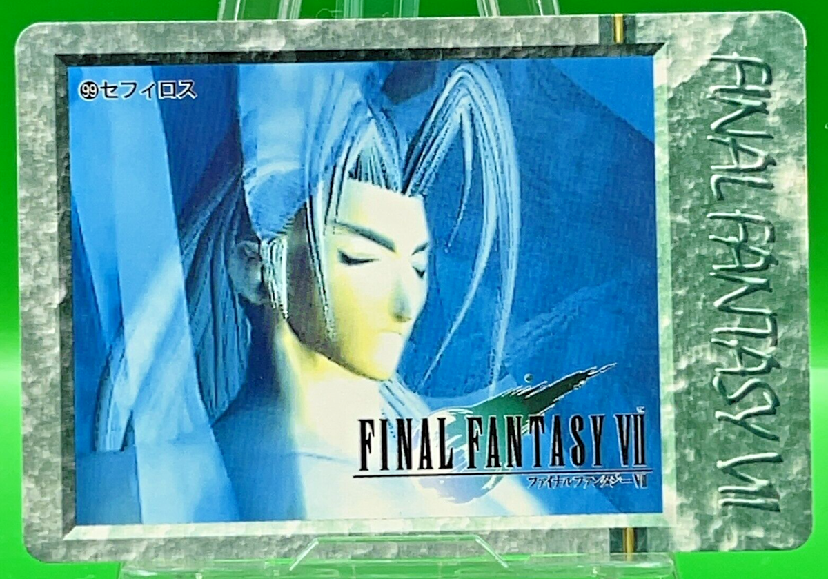 Sephiroth 99 Final Fantasy 7 FF Cards Bandai Carddass Square Japan