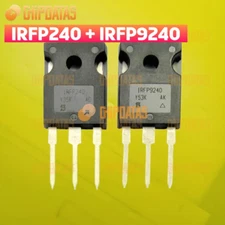 1Pair Brand New VISHAY IRFP240 + IRFP9240  TO-247 IRFP240PBF + IRFP9240PBF