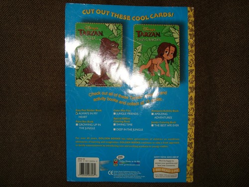 Golden Books Disney's Tarzan Always in my Heart easy peel stickers coloring book - Imagen 4 de 7