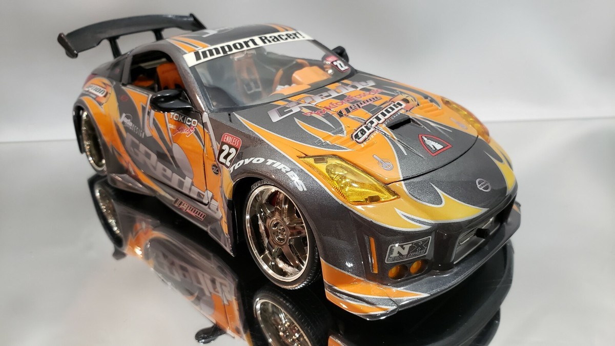 1/18 NISSAN 350Z GREDDY JDM OPTION D DRIFT DIECAST MODEL CAR