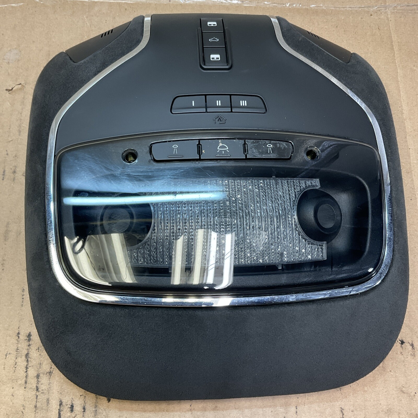 06700247150 OEM MASERATI Black Roof Console Light Switch 14-19 Ghibli Quattropo