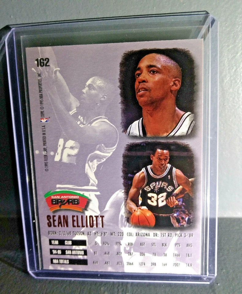 1995-96 Sean Elliott Fleer Ultra #162 Basketball Card - Image 2 of 2