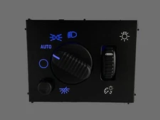 Blue LED Headlight Switch 03-06 Chevy Silverado Suburban Tahoe Sierra NEW