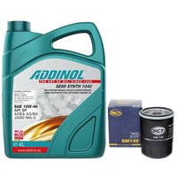 MotoröL Set 10W-40 Addinol 4 Liter + ÖLfilter SM 148 FüR Nissan Primera Toyota