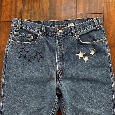 Levis 517 Vintage 90s USA Orange Tab Bootcut Flare Blue Jeans