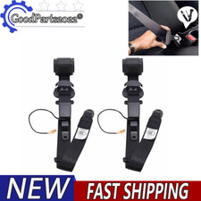 2* Retractable 3 Point Fixed sensor Seat Belt Straps FOR TYT Car Adjustable Belt