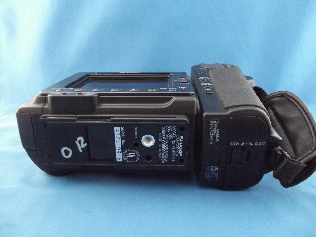 日本製SHARP Hi8 VIEWCAM VL-HL2 (usedAAA) Sharp Hi8 ViewCam Video Camera VL-H410U 1.8 f=4.5-36mm AF