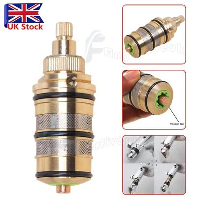 UK Replacement Thermostatic Cartridge Shower Bath Mixer Valve Bar Repair Kit