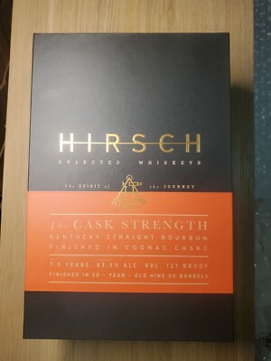 Hirsch Cask Strength Whiskey Box Only