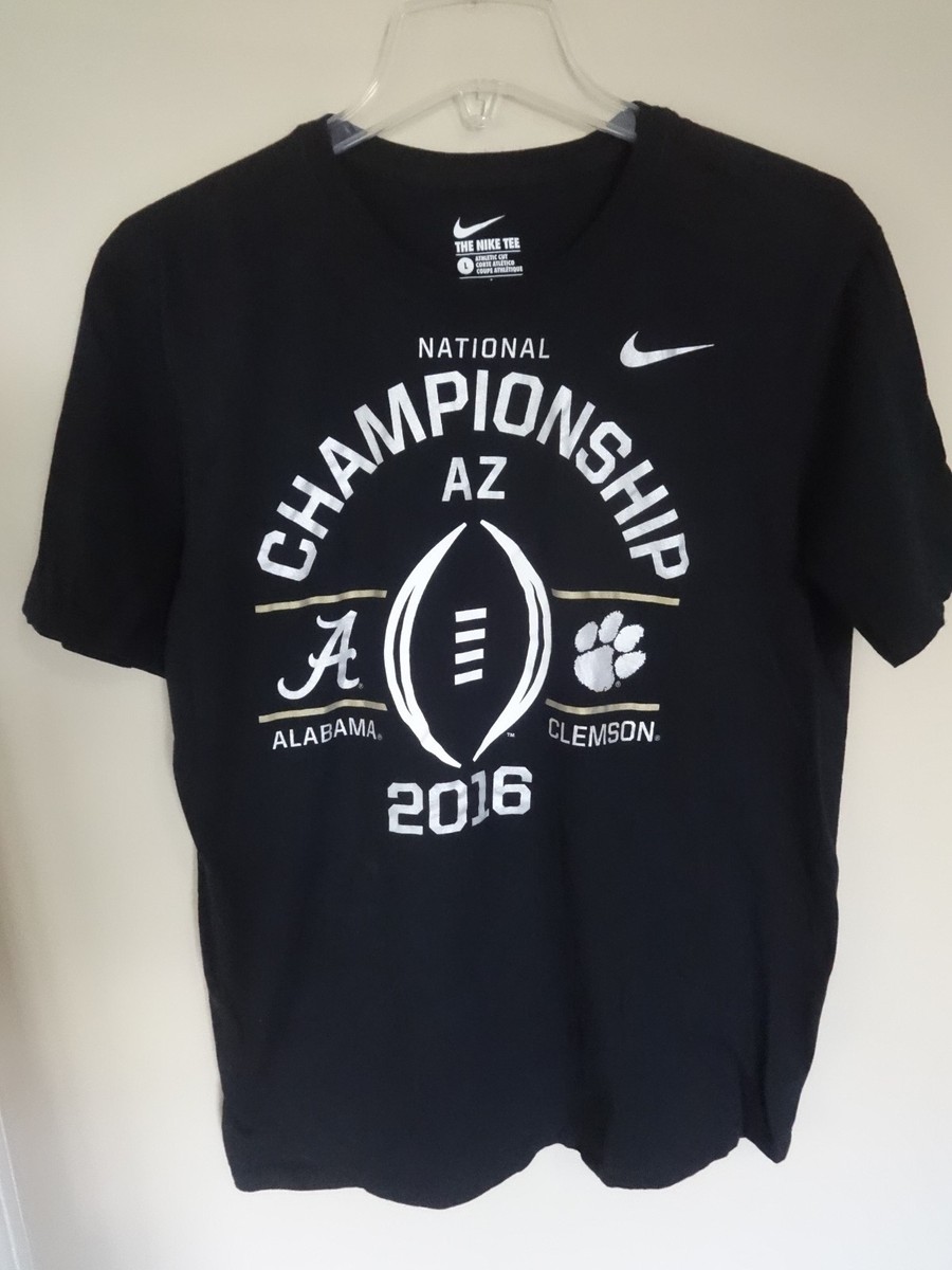 Nike Alabama National Championship T Shirt 2016 Men's Nike Black