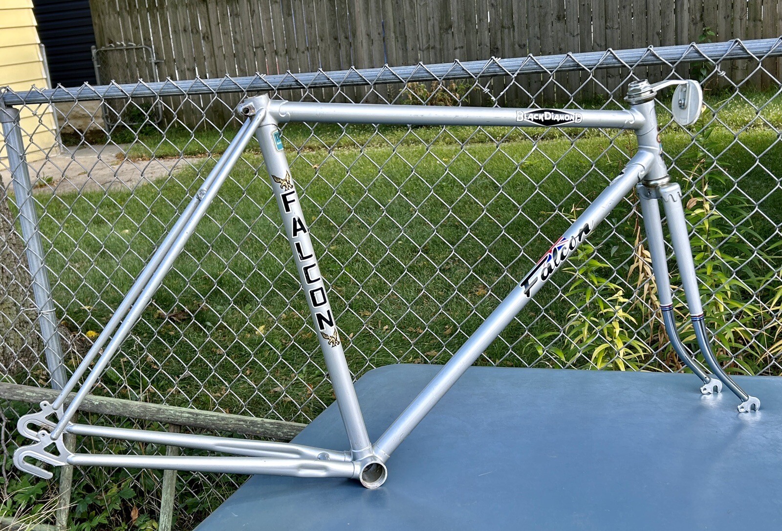 Falcon Black Diamond Vintage Road Bike Frameset Frame Fork England 1970s 52cm eBay