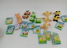 Kinder Joy Easter Toys With Paper Instructions 13 Toys 11 Papers Bee Frog  1999