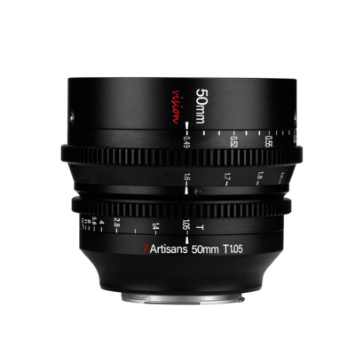 7Artisans Cine Lens 50mm T1.05 Canon EOS R CRRF RP R1 R3 R5 R6 Large Aperture