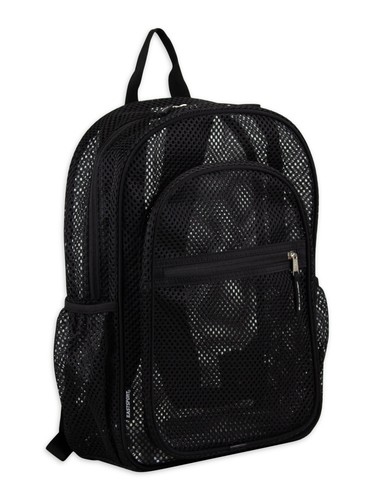 Mesh Backpack, Black,FAST SHIPPING - Picture 7 of 9