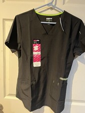 Scrubstar Premium Ethical Fabric Solid Color Women's V-Neck Medical Scrub top SM