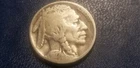 1927 S USA Buffalo Nickel 5 Cent Coin.