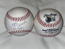 Moises Ballesteros Cubs Auto Signed MLB Baseball Beckett WITNESS MO BALLER