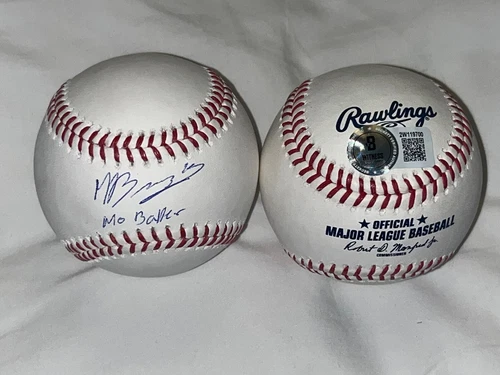 Moises Ballesteros Cubs Auto Signed MLB Baseball Beckett WITNESS MO BALLER