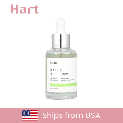 [US SELLER] IUNIK Tea Tree Relief Serum 50ml (+Free Samples)