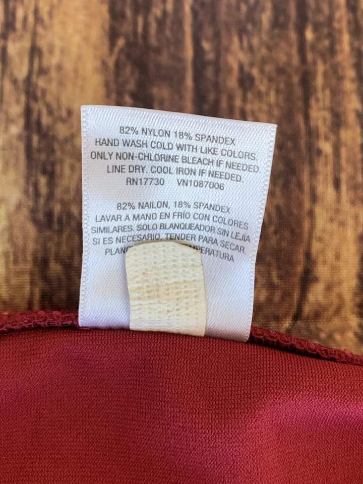 Parte inferior de bikini Mossimo para mujer multicolor forrada a rayas elástica talla: XL Foto 4 de 4