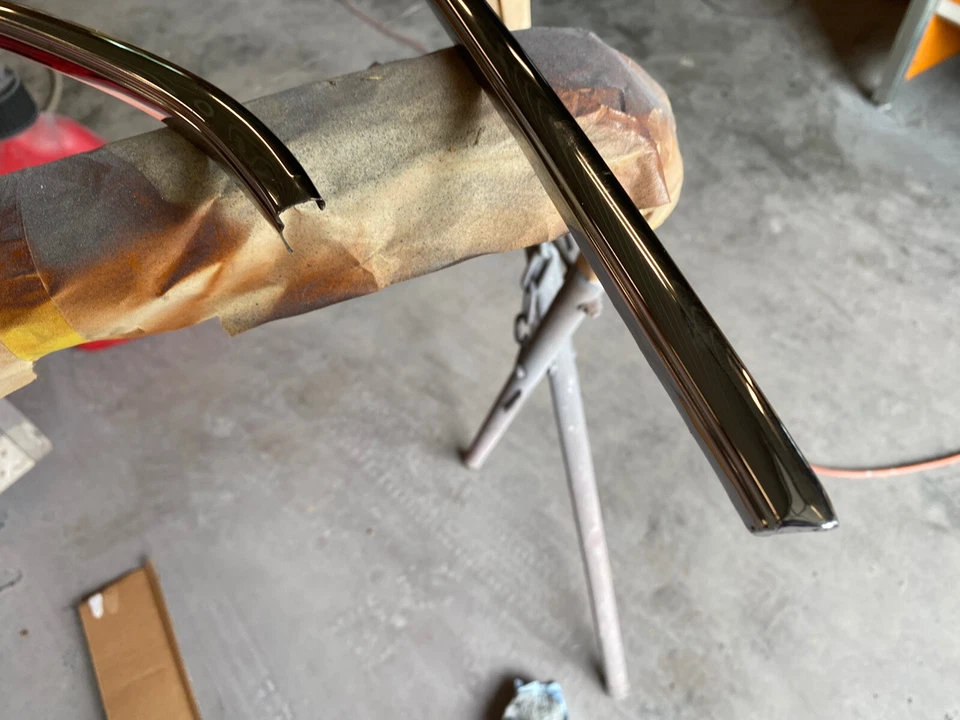 Ford Torino Ranchero 1970 1971 canal de lluvia riel de goteo moldura borde pulido Foto 2 de 4