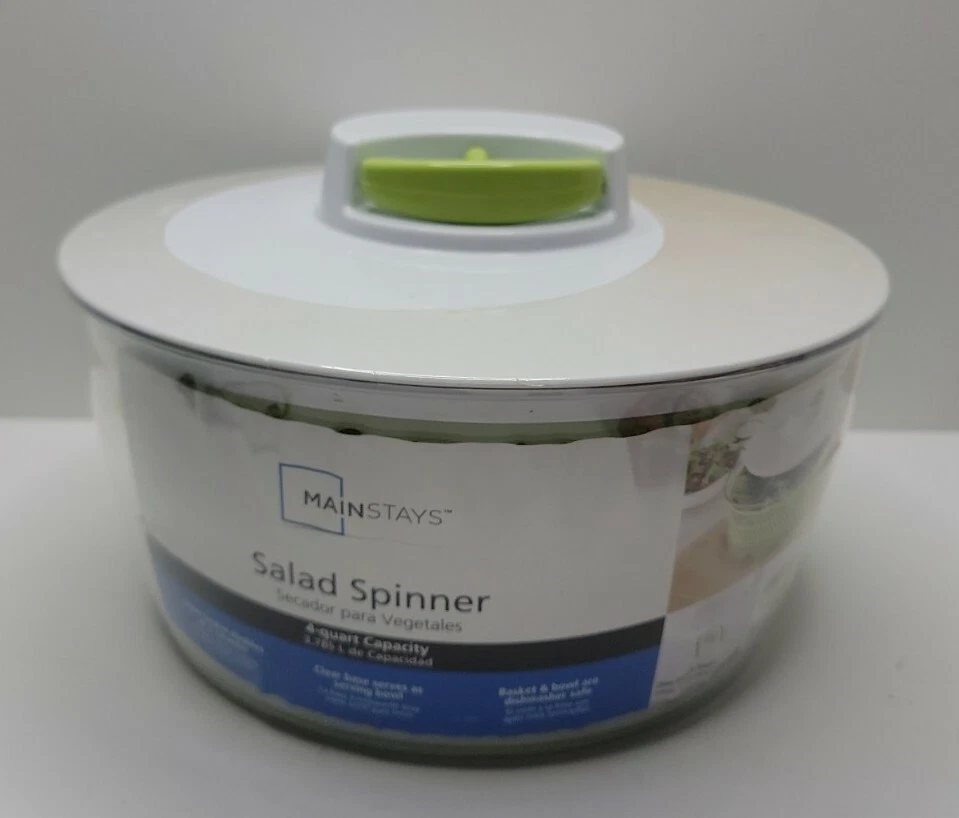 MainStay Salad Spinner 4 Quart. Pull & Spin.
Opens in a new window or tab