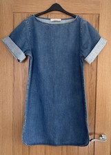 Stella McCartney Oversized Denim Shift Dress UK 8