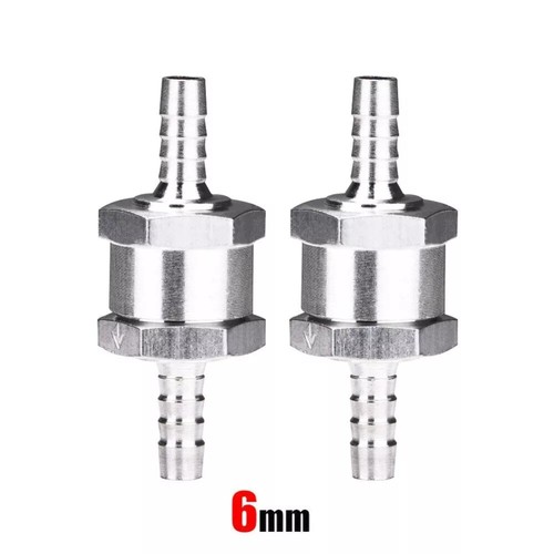 2PCS Non Return Valve One Way Inline 6/8/10/12mm Fuel Air Water Pipe Tube Hose - Picture 14 of 29