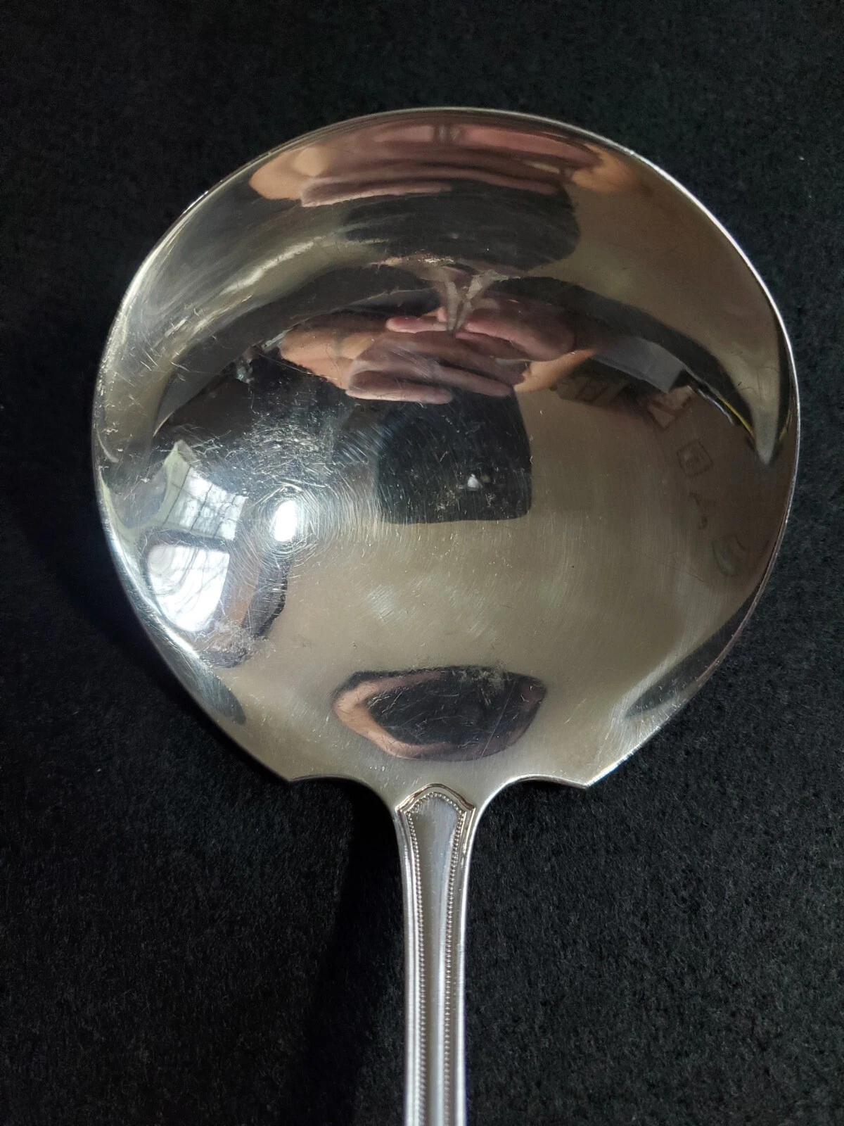 ANTIQUE Holmes & Edwards Silverplated 12 in Soup/ Punch Ladel